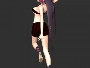 Rosaria - Genshin Impact Modèles 3D en vedette