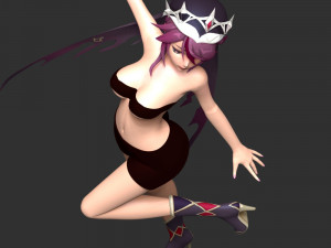 Rosaria - Genshin Impact Modèles 3D en vedette