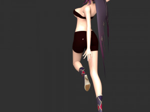 Rosaria - Genshin Impact Modèles 3D en vedette