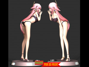 Yae Miko - Genshin Impact 3Dプリントモデル