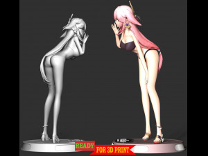 Yae Miko - Genshin Impact 3Dプリントモデル