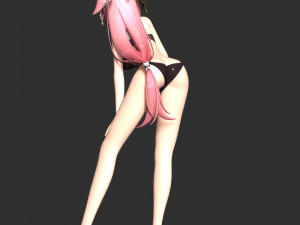 Yae Miko - Genshin Impact 3Dプリントモデル