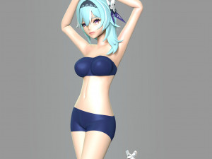 Eula - Genshin Impact 3D 打印模型