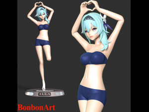 Eula - Genshin Impact Modelo de Impressão 3D