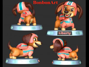 Liberty PAW Patrol The Movie 3D Print Model