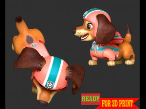 Liberty PAW Patrol The Movie 3D Print Model