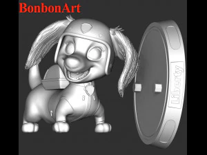 Liberty PAW Patrol The Movie 3D Print Model