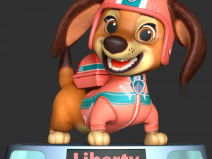 Liberty PAW Patrol The Movie Model Cetak 3D