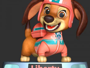 Liberty PAW Patrol The Movie 3D Print Model