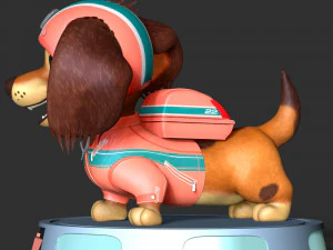 Liberty PAW Patrol The Movie 3D Print Model