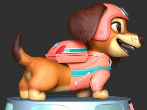 Liberty PAW Patrol The Movie 3D Print Model