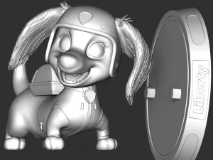 Liberty PAW Patrol The Movie 3D Print Model