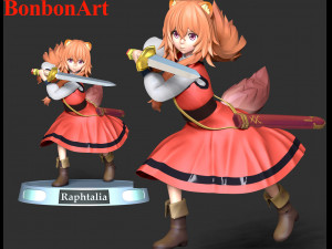 Child Raphtalia - TROTSH Modelo de Impressão 3D
