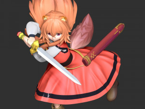 Child Raphtalia - TROTSH Modelo de Impressão 3D