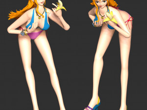 One Piece - Nami Swimsuit Model do druku 3D