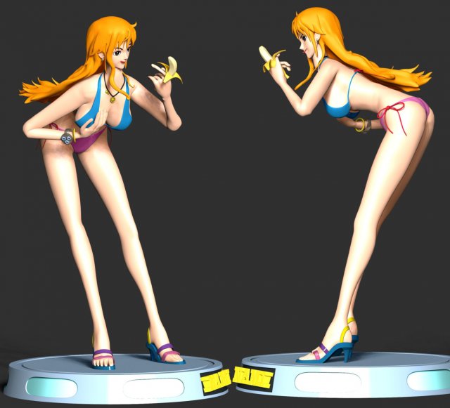 One Piece - Nami Swimsuit 3Dプリントモデル