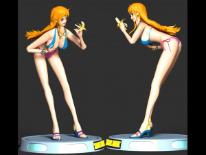 One Piece - Nami Swimsuit Model do druku 3D