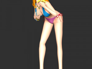 One Piece - Nami Swimsuit Model do druku 3D