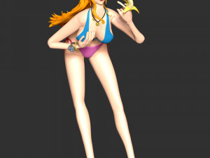 One Piece - Nami Swimsuit Model do druku 3D