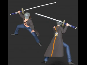 One Piece - Trafalgar Law 3D Print Model