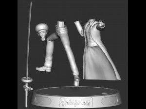 One Piece - Trafalgar Law Model do druku 3D
