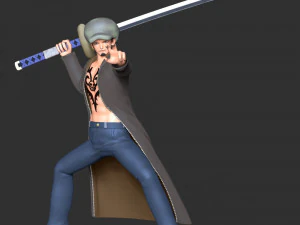 One Piece - Trafalgar Law 3D Print Model