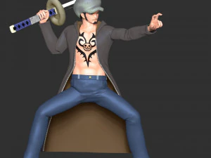One Piece - Trafalgar Law 3D Print Model