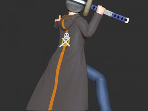 One Piece - Trafalgar Law Model do druku 3D