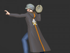 One Piece - Trafalgar Law Model do druku 3D