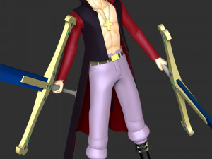 One Piece - Dracule Mihawk 3D-printmodel
