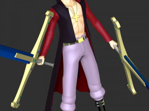 One Piece - Dracule Mihawk 3D Print Model
