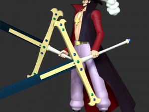 One Piece - Dracule Mihawk 3D-printmodel