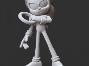 The Sonic Fanart 3D Print Model
