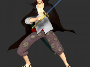 One Piece - Shanks 3D Принт Модель