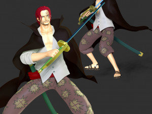 One Piece - Shanks 3D Принт Модель