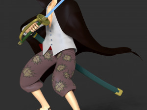 One Piece - Shanks 3D Принт Модель