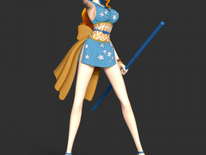 One Piece - Onami Modelo de Impressão 3D