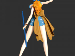 One Piece - Onami Modelo de Impressão 3D