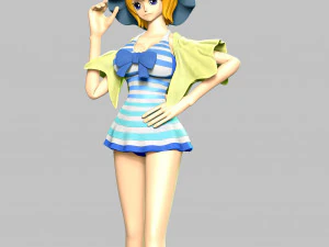 ワンピース - コアラの水着 3Dプリントモデル