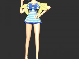 One Piece - Koala Swimsuit 3D Print Model