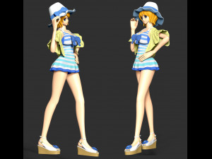 One Piece - Koala Swimsuit 3D Принт Модель