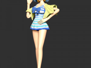 One Piece - Koala Swimsuit 3D Принт Модель