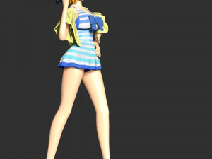 One Piece - Koala Swimsuit 3D Print Model