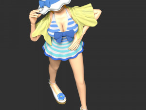 One Piece - Koala Swimsuit 3D Принт Модель