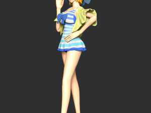One Piece - Koala Swimsuit 3D Print Model