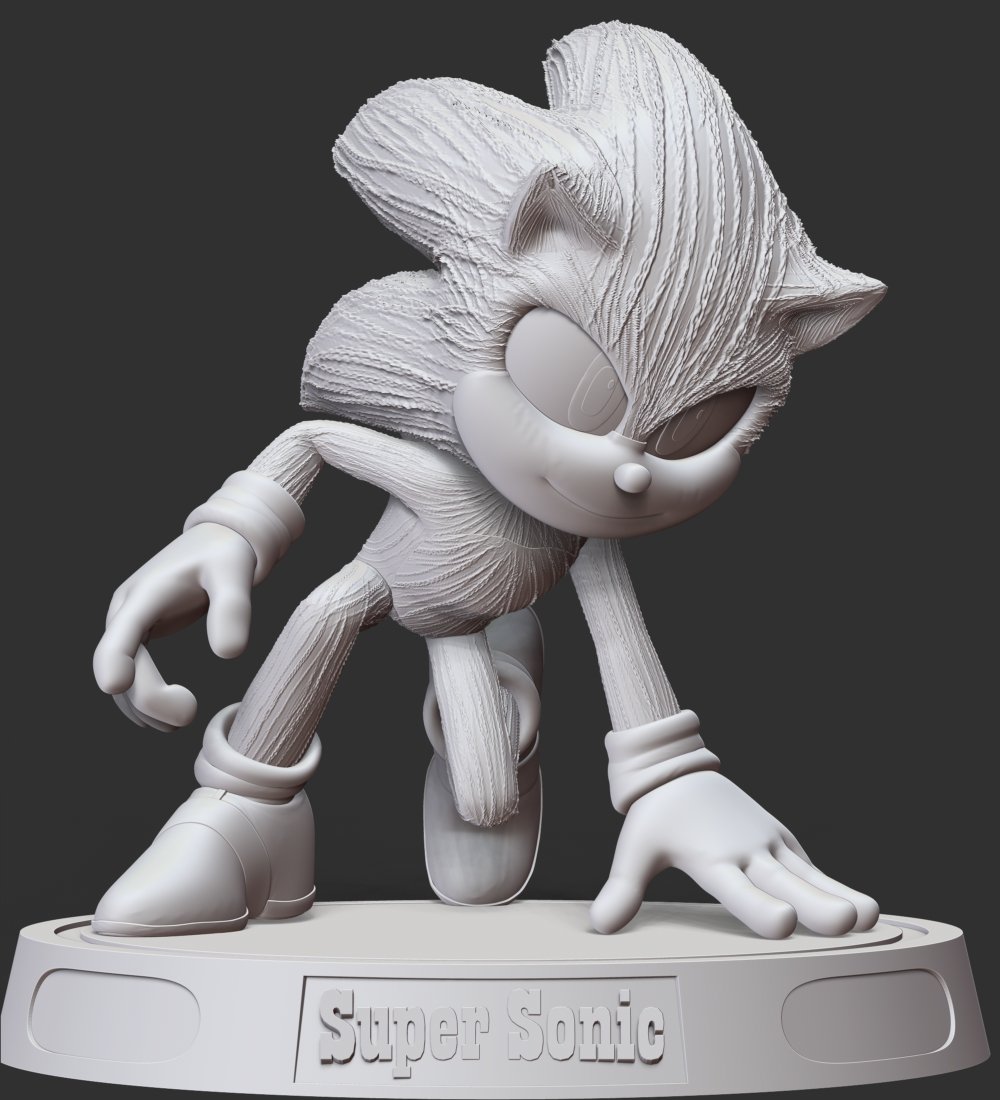 Dark Sonic vs Super Sonic | Art Print