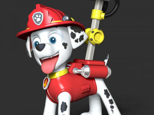 Paw Patrol - Marshall Fire Modelo de impresión 3D