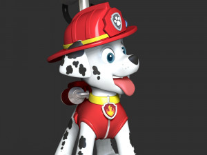 Paw Patrol - Marshall Fire Modelo de impresión 3D