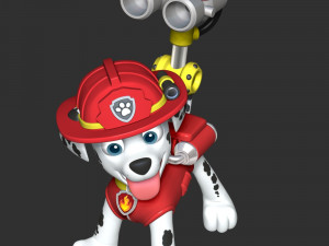 Paw Patrol - Marshall Fire Modelo de impresión 3D