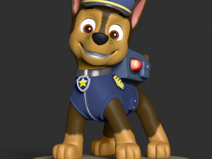 Paw Patrol - Chase Model Cetak 3D